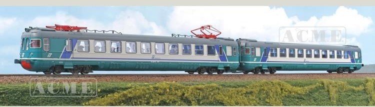 Acme 70037 FS set elettromotrici Ale 601 008 e rimorchiata Le 780.005, riclassificate in 2a classe e in livrea XMPR