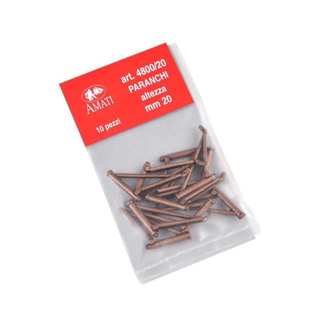 Paranchi in metallo mm.20 4800/20 amati