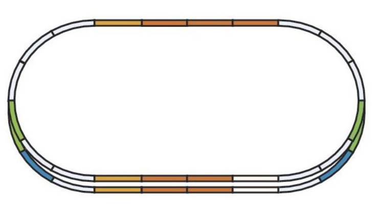 Set binari E „binario parallelo““Piko 55340