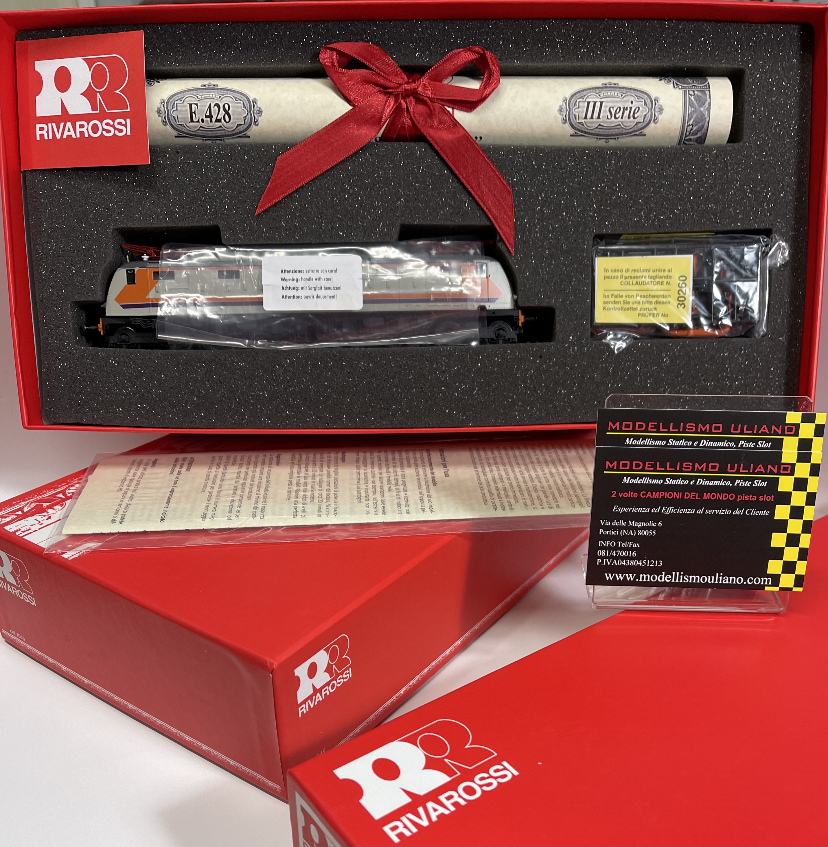 Rivarossi Como R1466 edizione limitata E428 .226 III serie Navetta