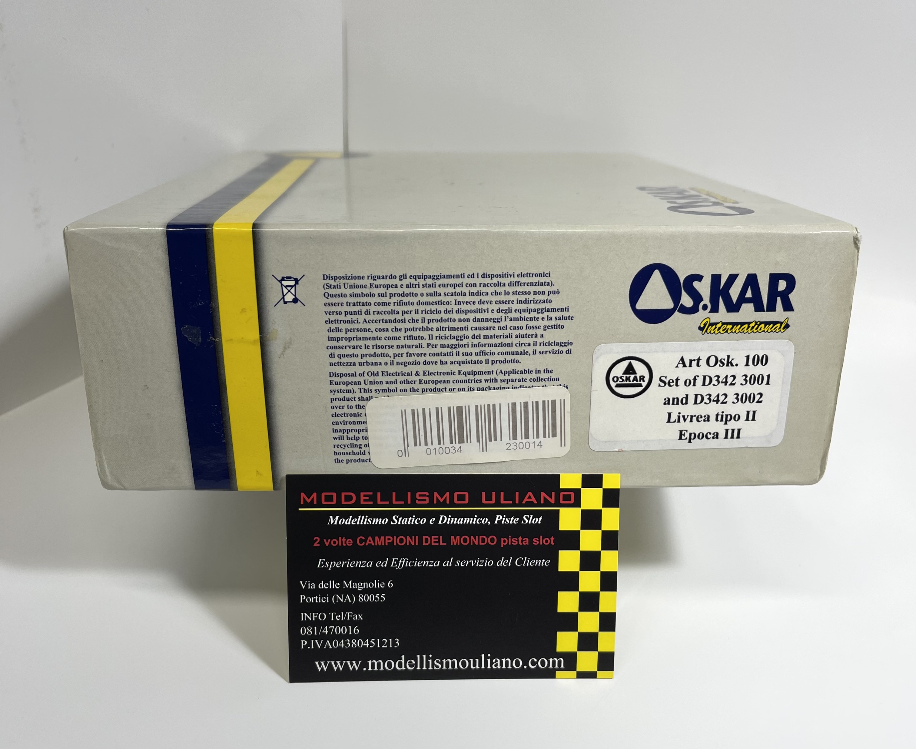 Oskar OSK100 confezione due pezzi D342 3001 +D342 3002 epoca III