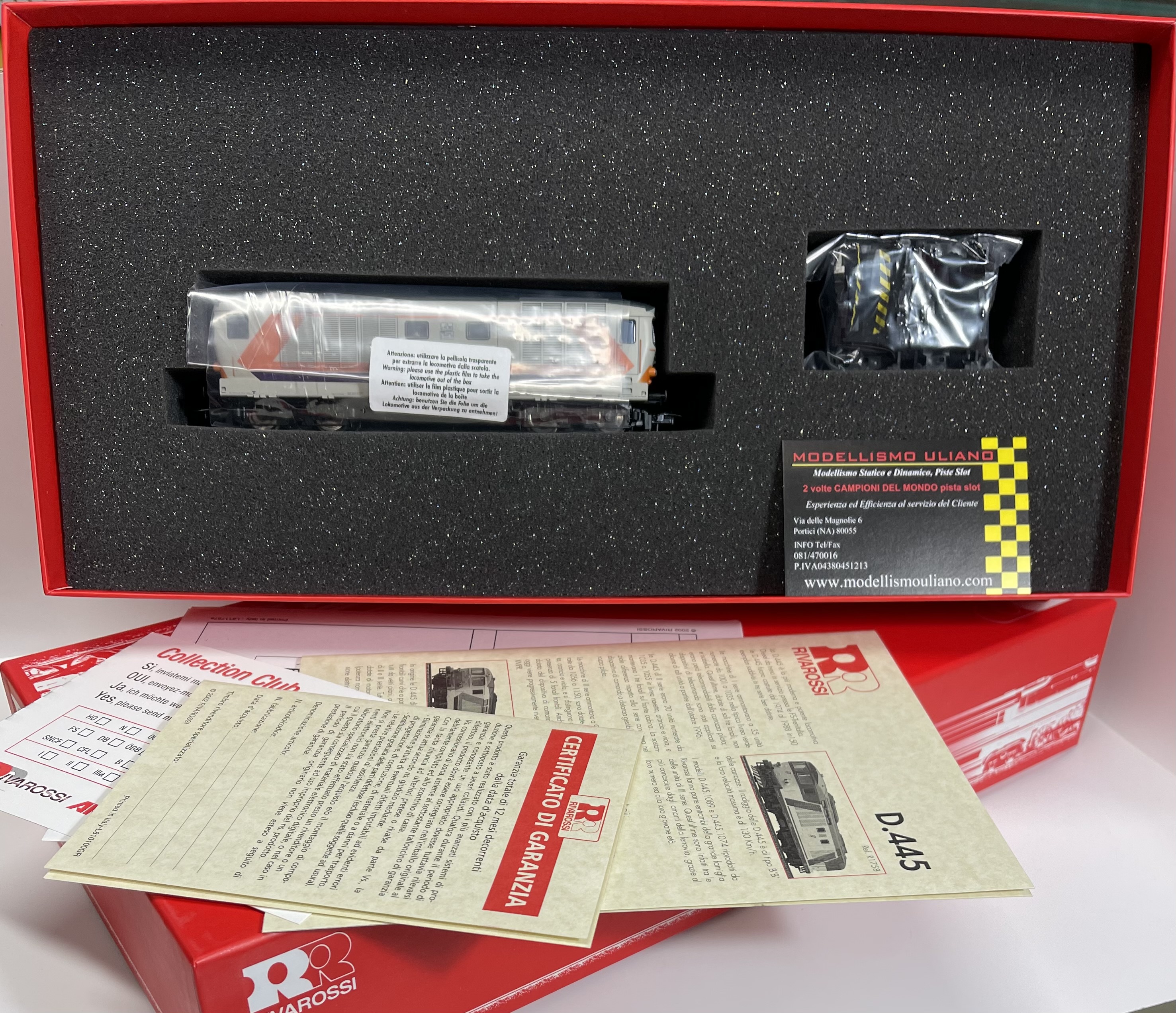 Rivarossi Como R1757 edizione limitata D445 .1082 livrea MDVC