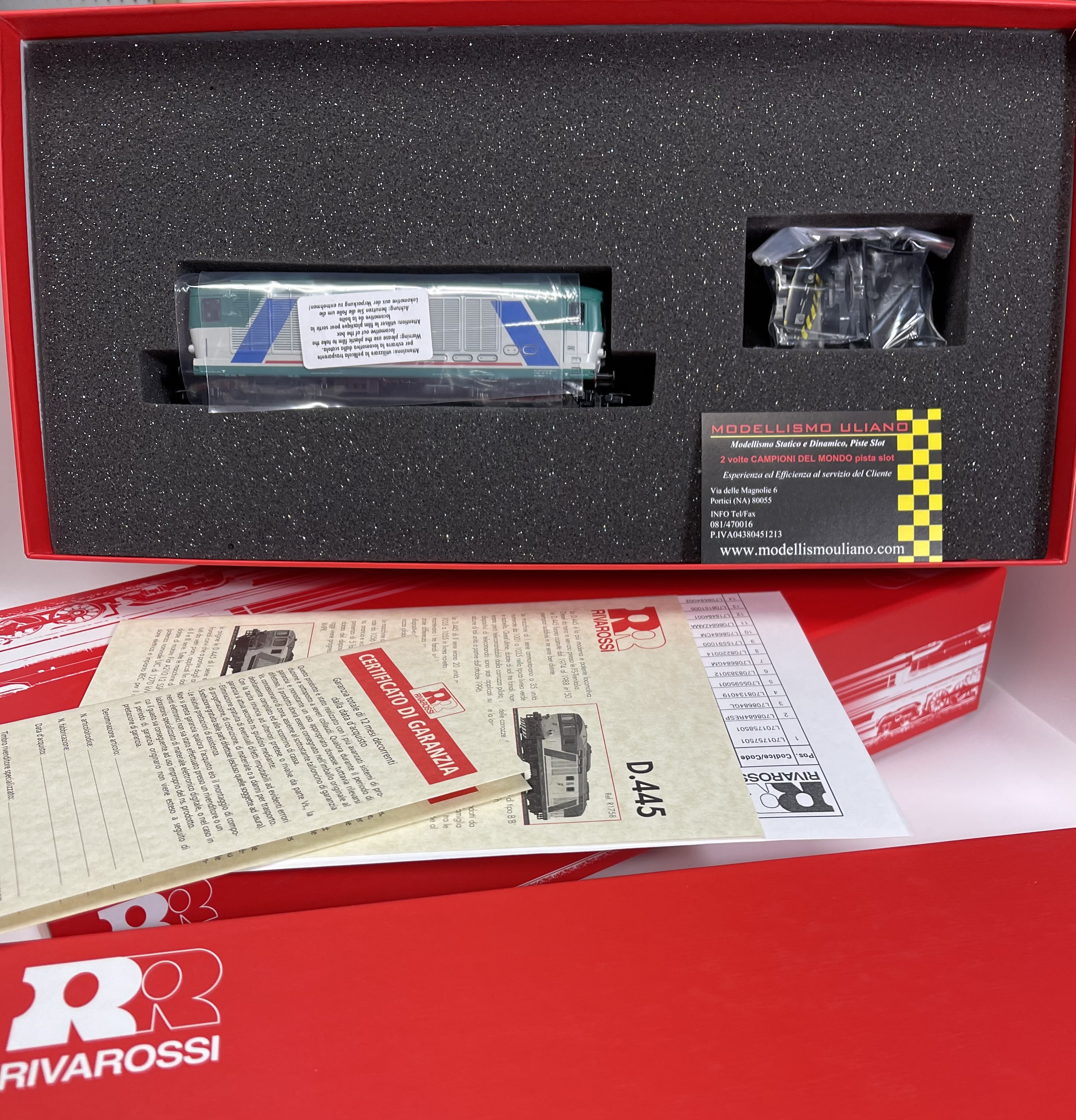 Rivarossi Como R1758 serie limitata D445 .1074 livrea XMPR