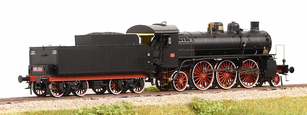 Os.kar 1602 FS Locomotiva a vapore Gr 685.524 con distribuzione ''Caprotti'' e fanali elettrici illuminati, ep.III-IV - immagine 2