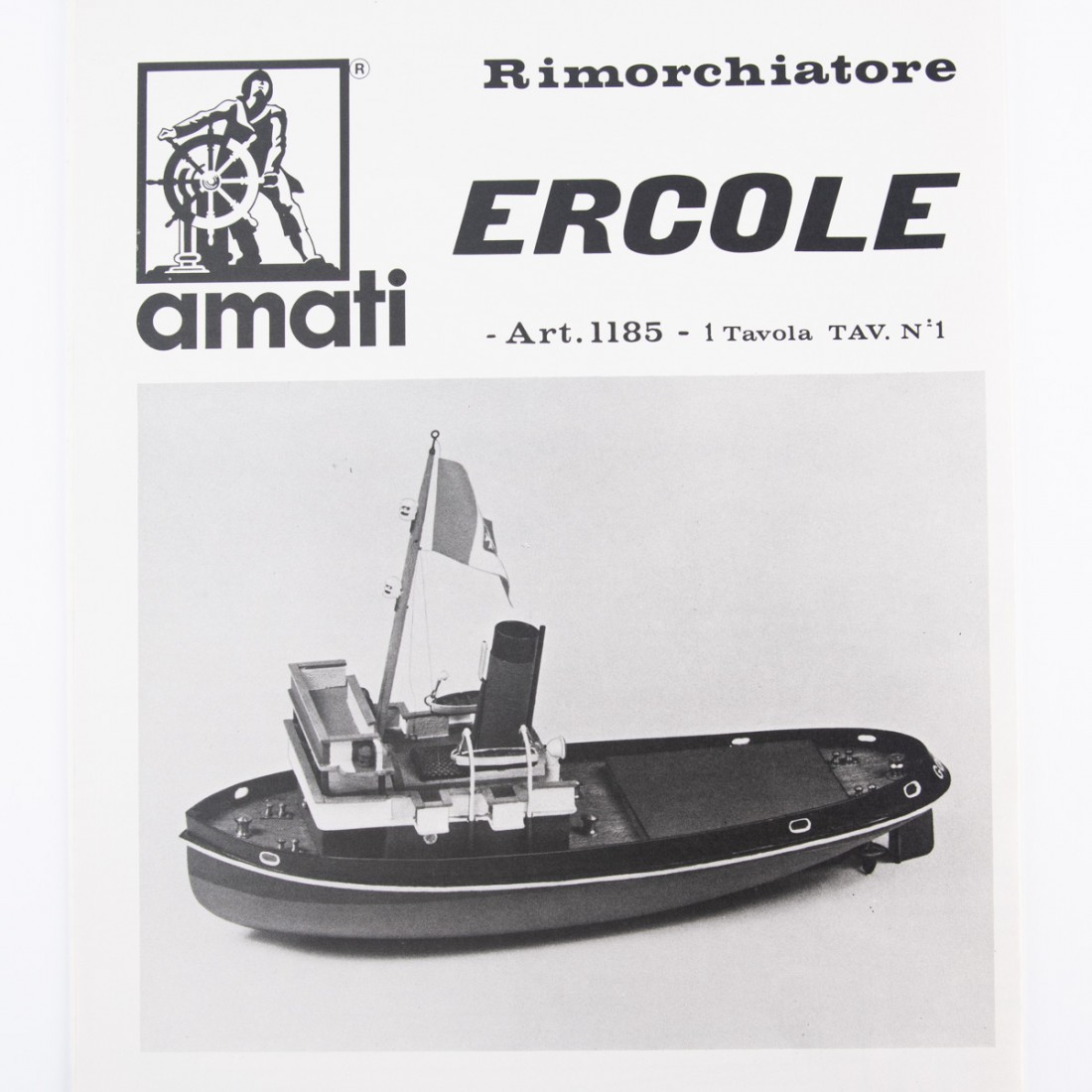 Piano costruzione Ercole Rimorchiatore amati 1185