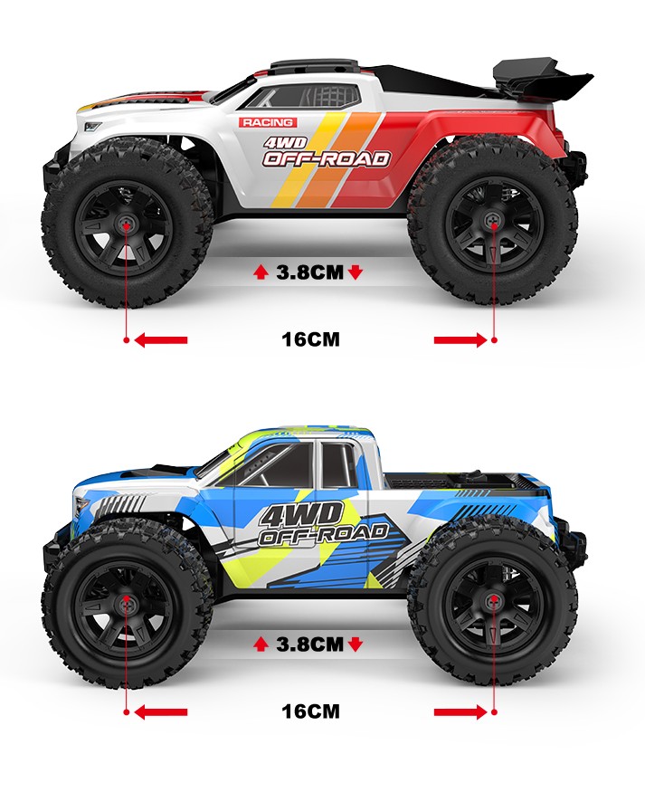MONSTER TRUCK 1:18 4WD BRUSHLESS RTR HY18208 hyper go - immagine 2
