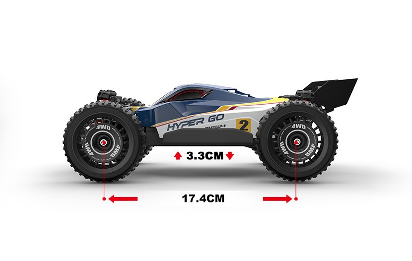 BUGGY 1/16 4WD RTR BRUSHLESS HY16213 - immagine 2