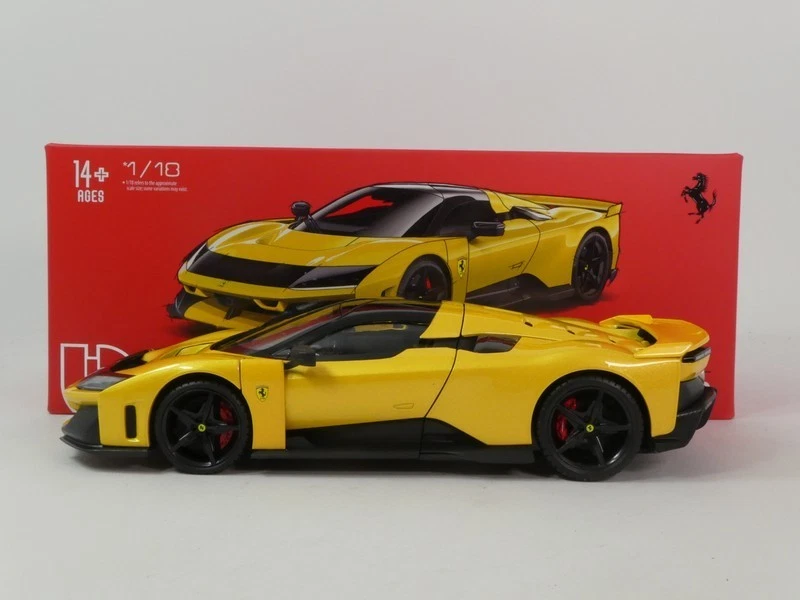 Burago Ferrari F80 yellow 2024 1/18 18-16920YE